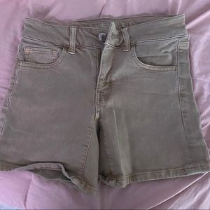 American eagle size two khaki shorts